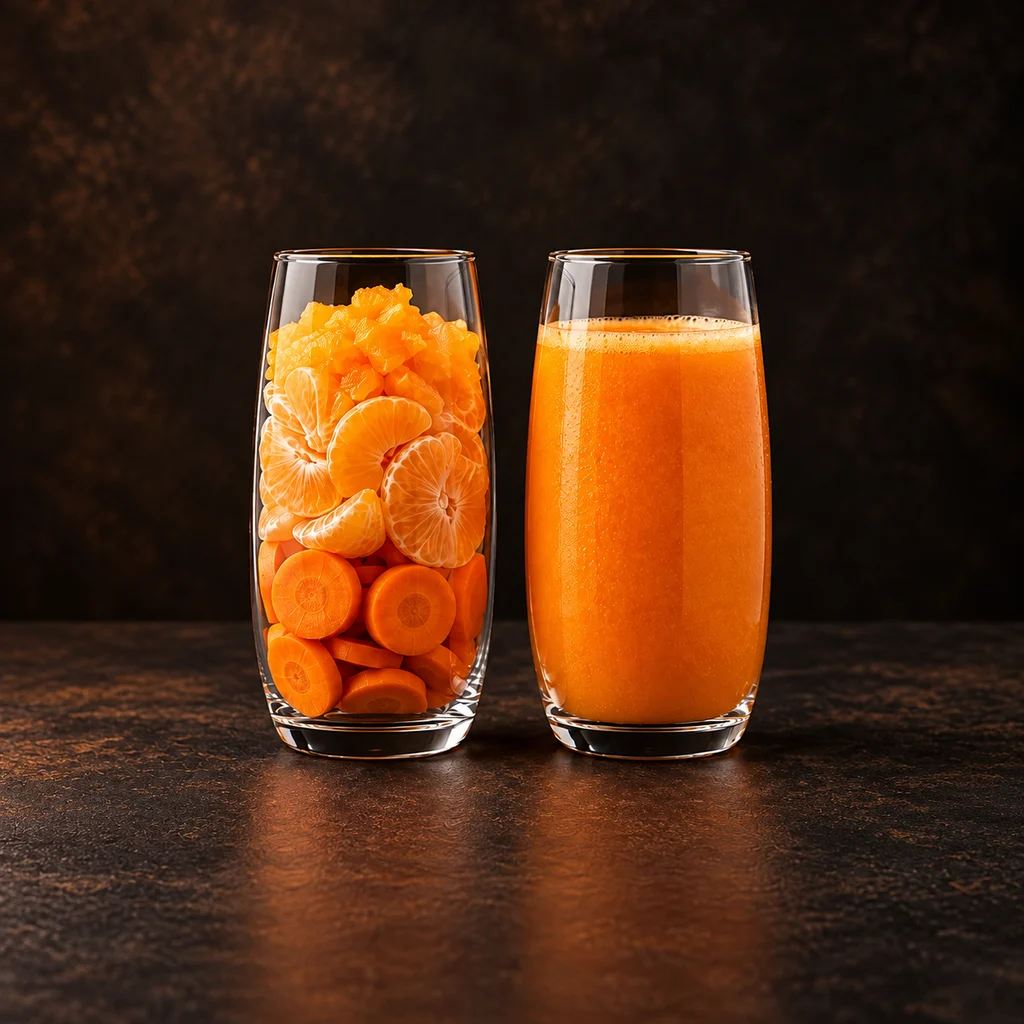 Laranja · Tangerina · Cenoura