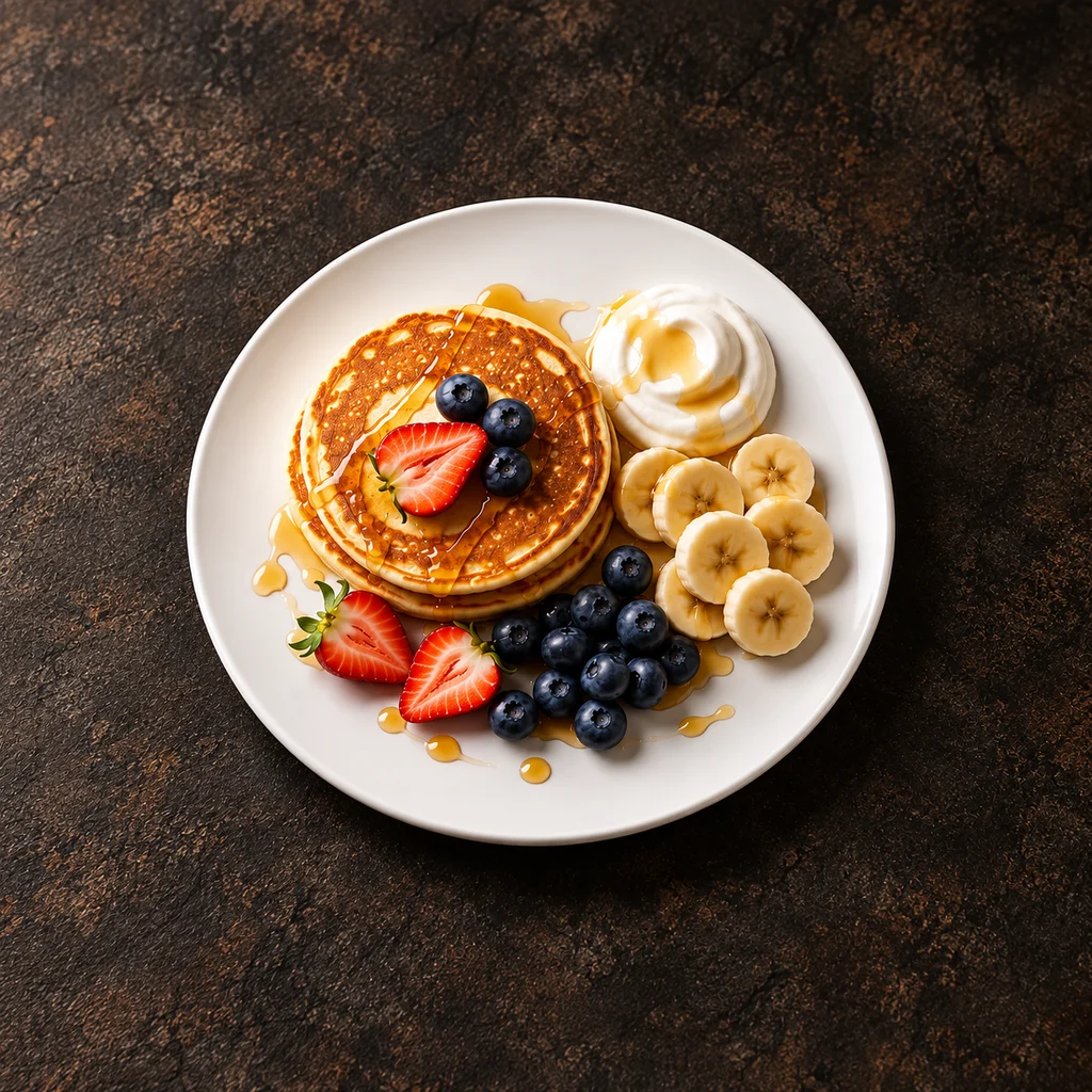 Panquecas com Frutas